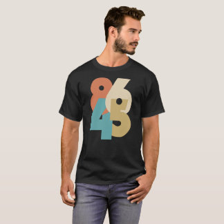 Camiseta Classic Vintage Style 86 45 Anti Trump T-Shirt
