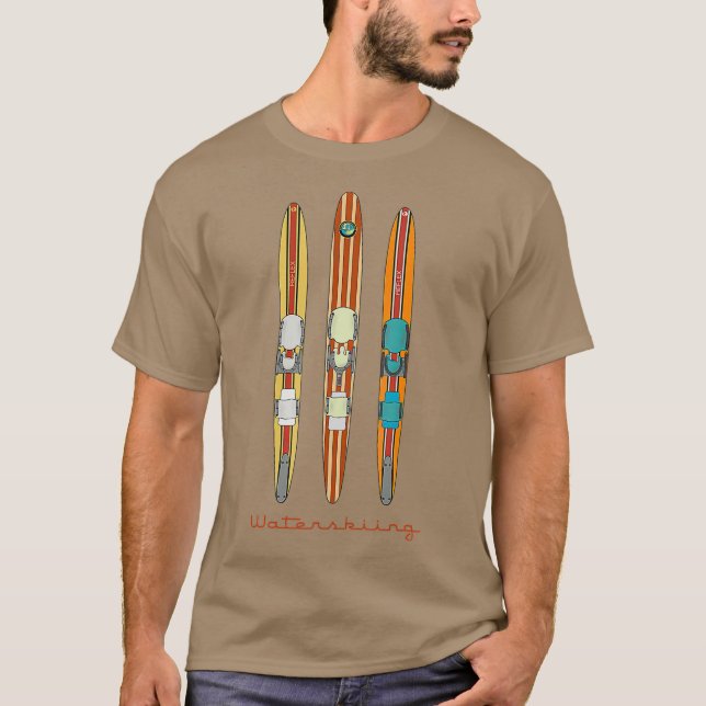 Camiseta Classic Vintage Water Skis (Anverso)