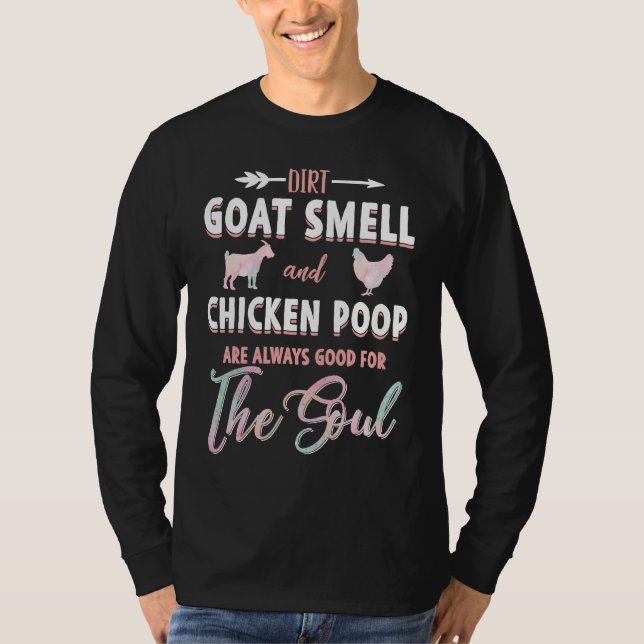 Camiseta Classic Witty  Pun Poultry and Goat Farming Lifest (Anverso)