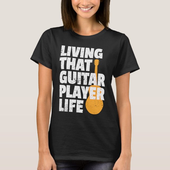 Camiseta Classical Guitarist Acoustic Guitar Teacher Guitar (Anverso)