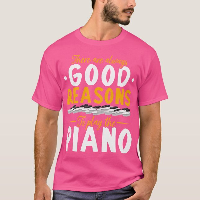 Camiseta Classical Music Pianist Musician Piano Keyboard Fu (Anverso)