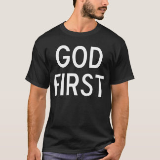 Camiseta Classicetees Dios Primero Biblia Cristiana Fe Fami