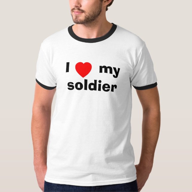 Camiseta classicheart, I      mi soldado (Anverso)
