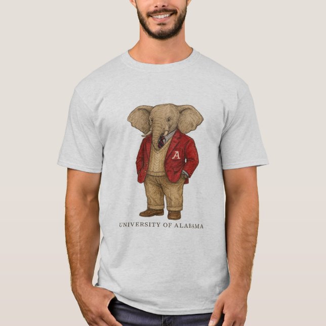 Camiseta Classy Big Al; University of Alabama Game Day Shir (Anverso)