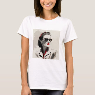 Camiseta Classy Lady in Shades tee