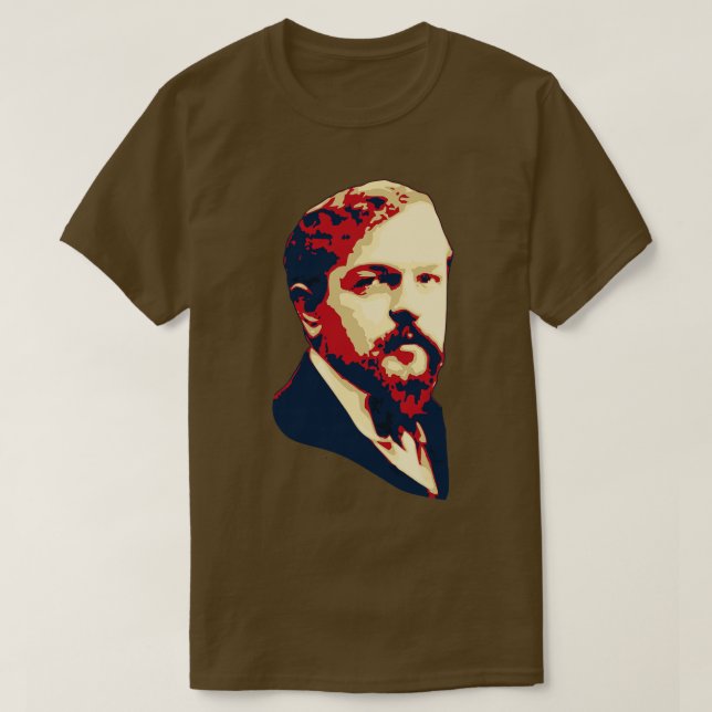 Camiseta Claude Debussy 1 (Diseño del anverso)