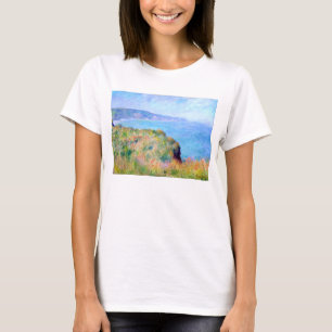 Camiseta Claude Monet: Acantilado cerca de Pourville