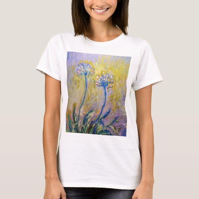 Camiseta Claude Monet - Agapanthus (Anverso)