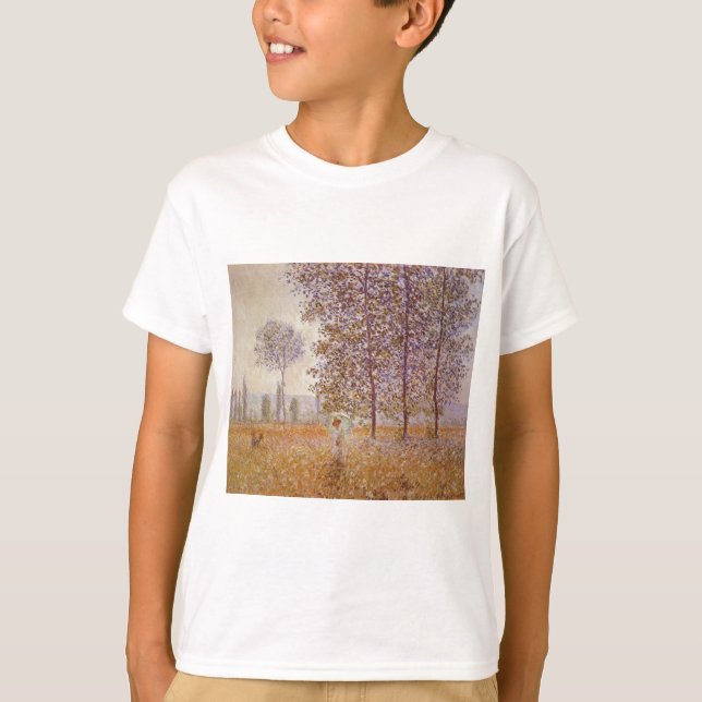 Camiseta Claude Monet - álamos en el Sun (Anverso)