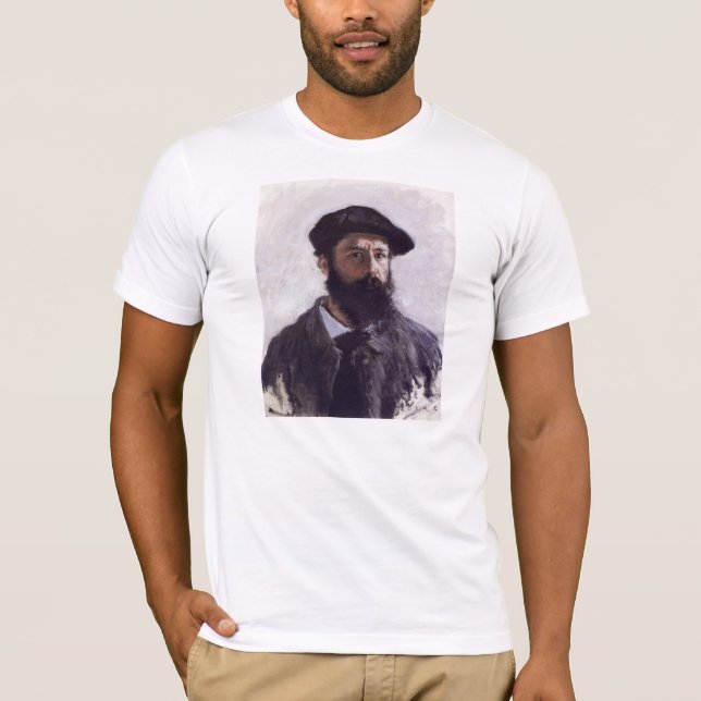 Camiseta Claude Monet - autorretrato en Beret (Anverso)