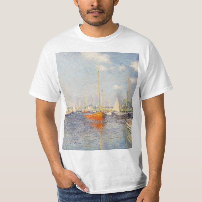 Camiseta Claude Monet. Barcos Rojos, Argentina (Anverso)