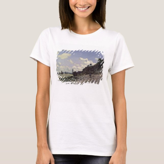 Camiseta Claude Monet | Beach at Honfleur, 1864 (Anverso)