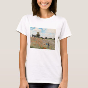 Camiseta Claude Monet - Campo de amapola