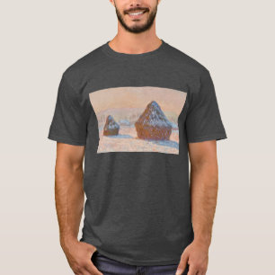 Camiseta Claude Monet - Casquillos de ruedas, efecto de nie
