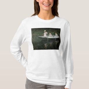 Camiseta Claude Monet el   el barco en Giverny, c.1887