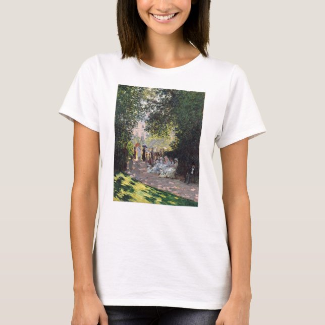 Camiseta Claude Monet el | el Parc Monceau (Anverso)