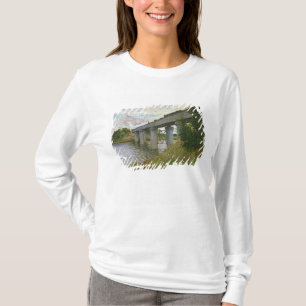 Camiseta Claude Monet el   el puente ferroviario en