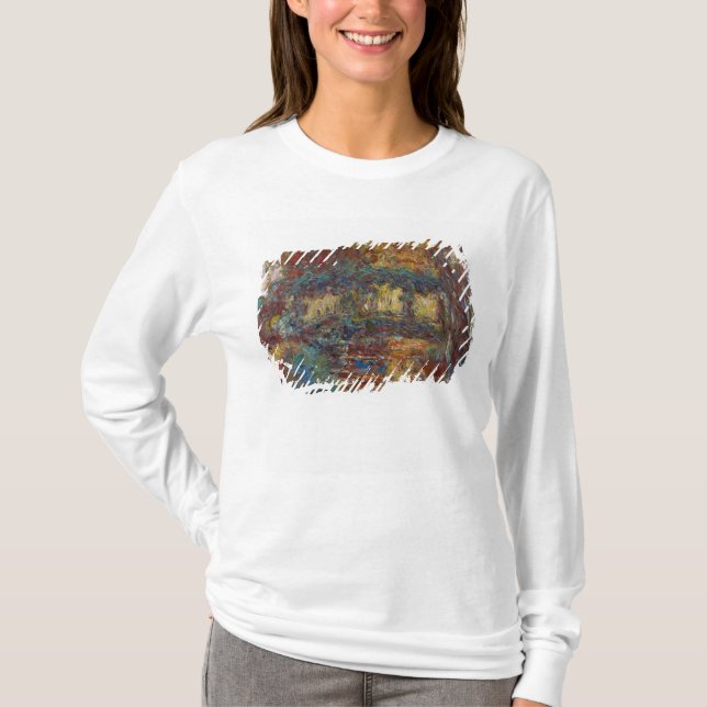 Camiseta Claude Monet el | el puente japonés (Anverso)