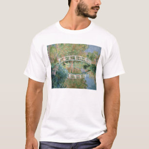 Camiseta Claude Monet el el puente japonés, Giverny