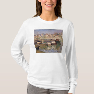 Camiseta Claude Monet el el Sena en Asnieres, 1873