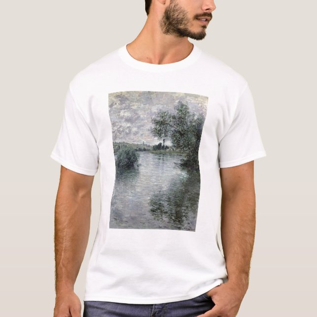 Camiseta Claude Monet el | el Sena en Vetheuil, 1879 (Anverso)