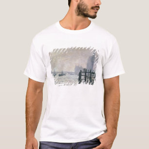 Camiseta Claude Monet el el Thames debajo de Westminster