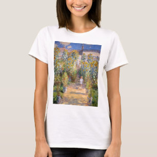 Camiseta Claude Monet el jardín del artista en Vétheuil,