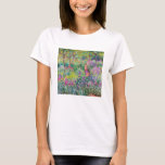 Camiseta Claude Monet - El jardín del Iris en Giverny<br><div class="desc">El Jardín Iris de Giverny / El Jardín del Artista en Giverny - Claude Monet,  1899-1900</div>