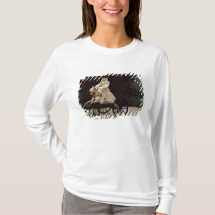 Camiseta Claude Monet el Jean Monet en su caballo de la
