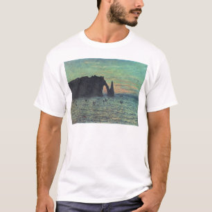 Camiseta Claude Monet el la aguja hueco en Etretat, 1883