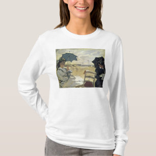 Camiseta Claude Monet el   la playa en Trouville, 1870