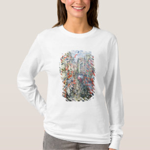 Camiseta Claude Monet el   la ruda Montorgueil, París