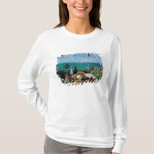 Camiseta Claude Monet el la terraza en Sainte-Adresse,