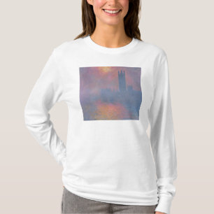 Camiseta Claude Monet el   las casas del parlamento,