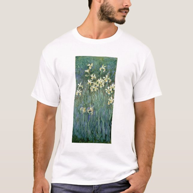 Camiseta Claude Monet el | los iris amarillos (Anverso)