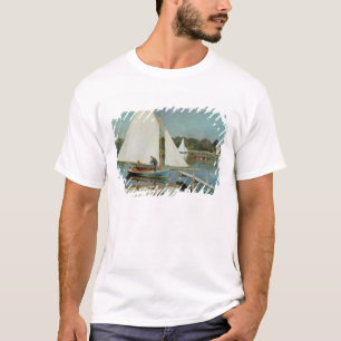 Camiseta Claude Monet el que navega en Argenteuil, c.1874