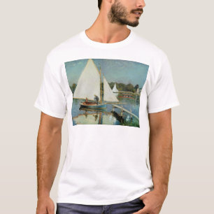 Camiseta Claude Monet el que navega en Argenteuil, c.1874
