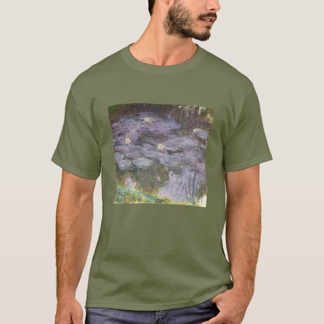 Camiseta Claude Monet el | Waterlilies (Anverso)