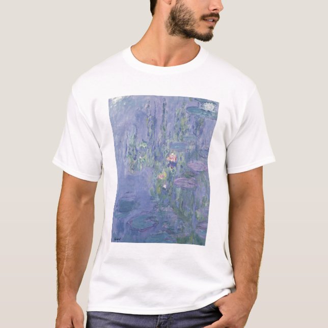 Camiseta Claude Monet el | Waterlilies (Anverso)