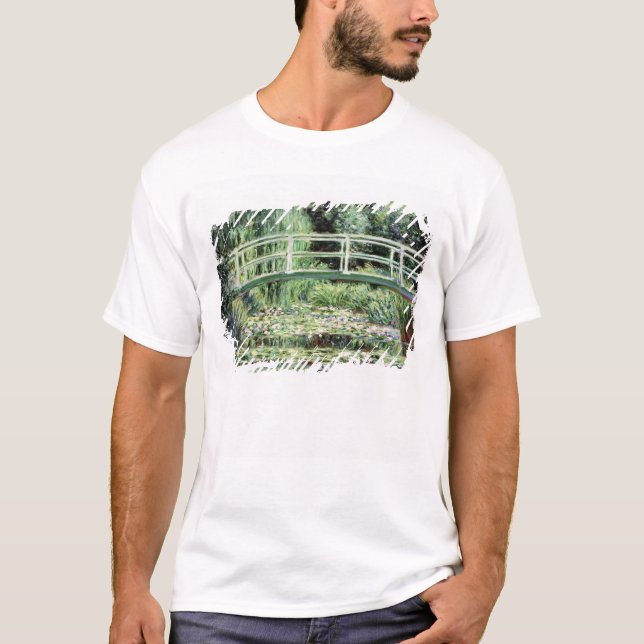 Camiseta Claude Monet el | Waterlilies blanco, 1899 (Anverso)