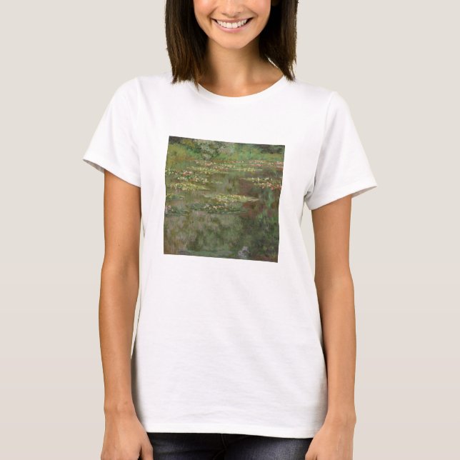 Camiseta Claude Monet el | Waterlilies o la charca del (Anverso)