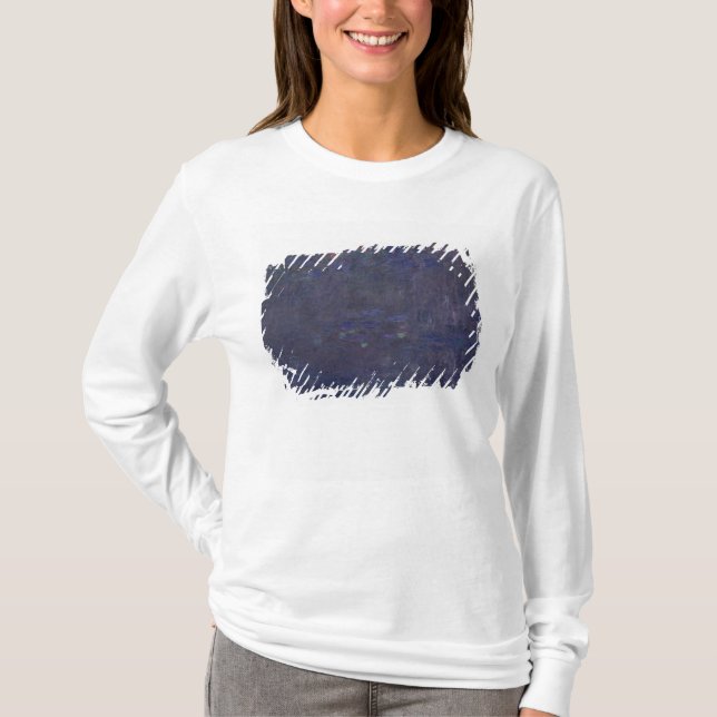 Camiseta Claude Monet el | Waterlilies: Reflexiones de (Anverso)