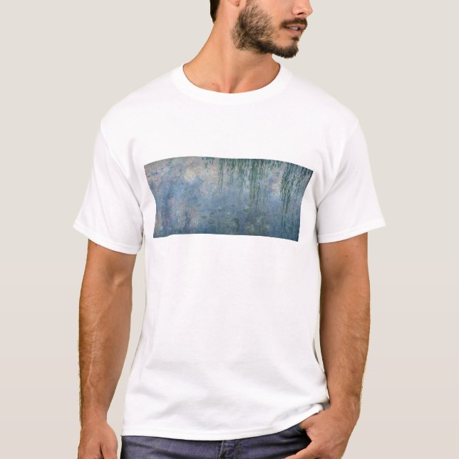 Camiseta Claude Monet el | Waterlilies: Sauce que llora de (Anverso)