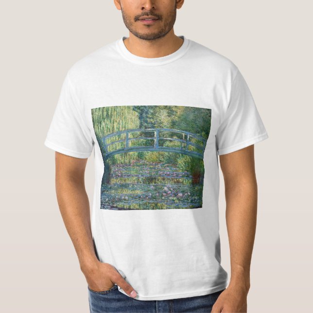 Camiseta Claude Monet - estanque de Lily del Agua, Armonía  (Anverso)