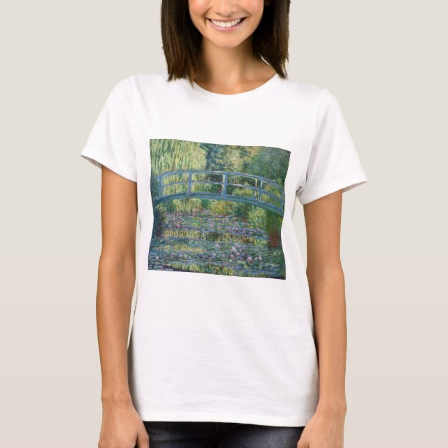 Camiseta Claude Monet - estanque de Lily del Agua, Armonía  (Anverso)