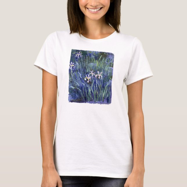 Camiseta Claude Monet: Iris (Anverso)
