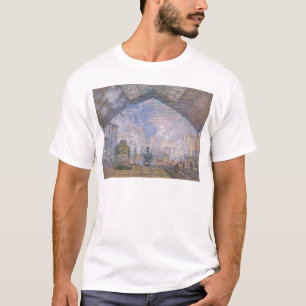 Camiseta Claude Monet  La estación St. Lazare, 1877
