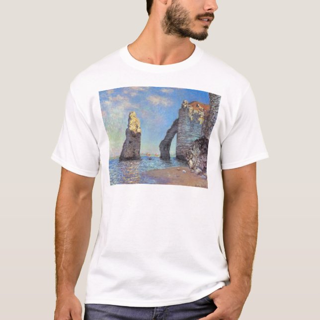 Camiseta Claude Monet // Los acantilados en Etretat (Anverso)