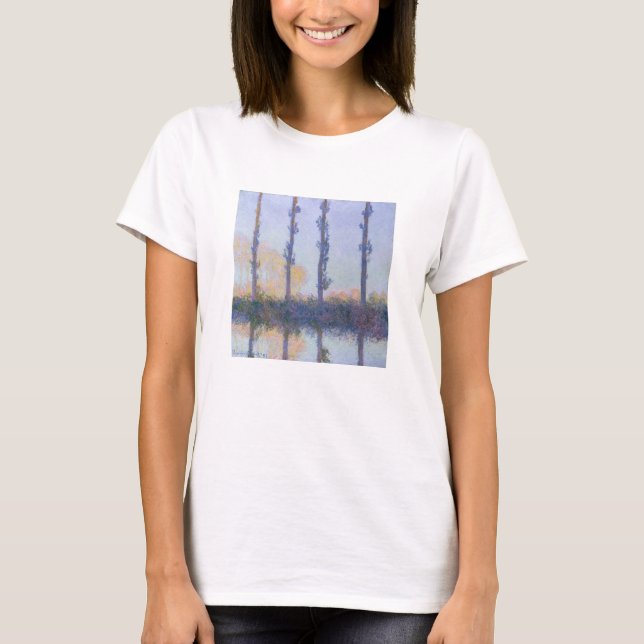 Camiseta Claude Monet | Los Cuatro Árboles (Anverso)