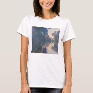Camiseta Claude Monet  Mañana en el Sena cerca de Giverny